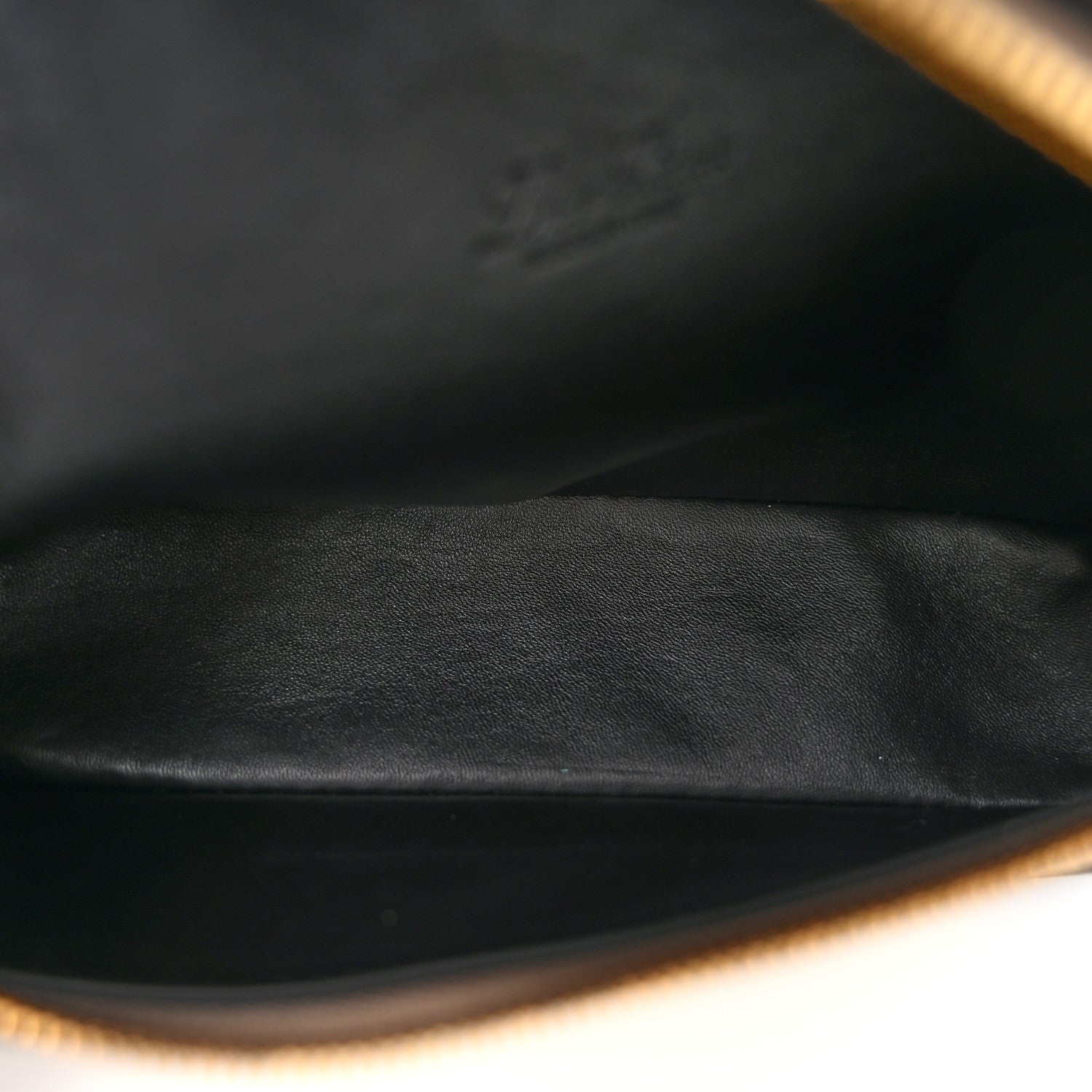Loro Piana Hemp Silk L19 Extra Pocket Pouch Mooncake Biscuit Black 5 of 9