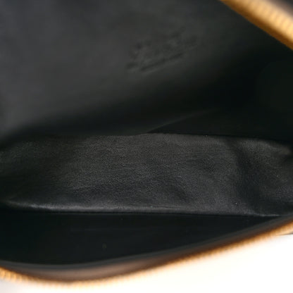 Loro Piana Hemp Silk L19 Extra Pocket Pouch Mooncake Biscuit Black 5 of 9