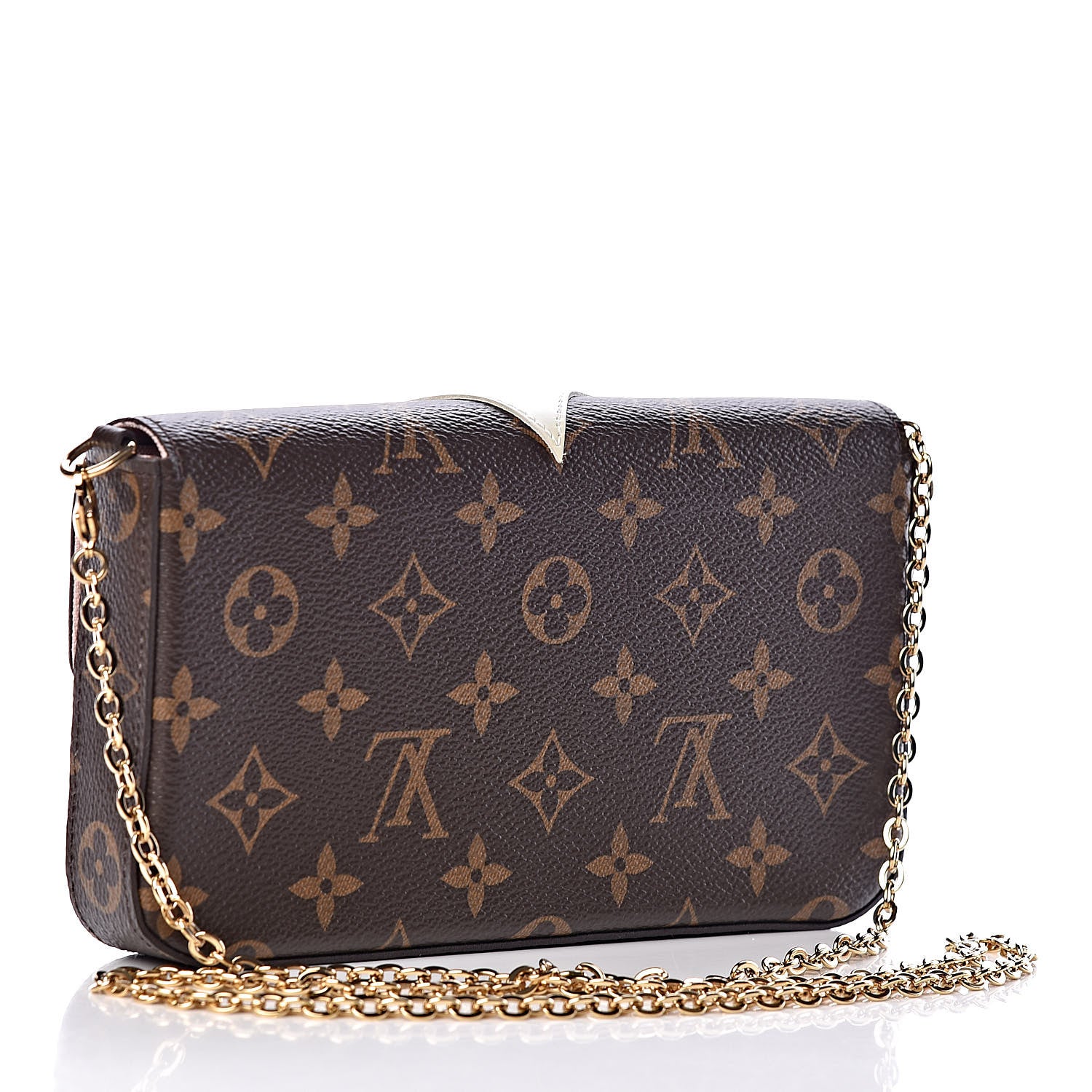 Louis Vuitton Monogram Lovely Birds Pochette Felicie Chain Wallet 4 of 10