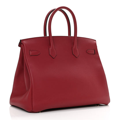 Hermes Togo Birkin 35 Rouge Grenat 3 of 10