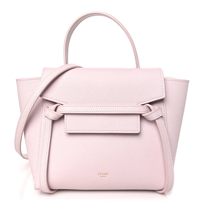 Celine Grained Calfskin Nano Belt Bag Peony 1 of 9