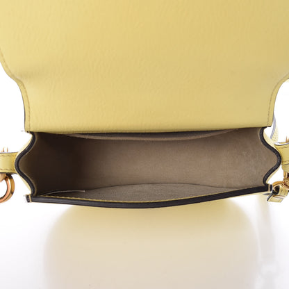 Chloe Calfskin Suede Small Nile Bracelet Bag Lemonade 5 of 10