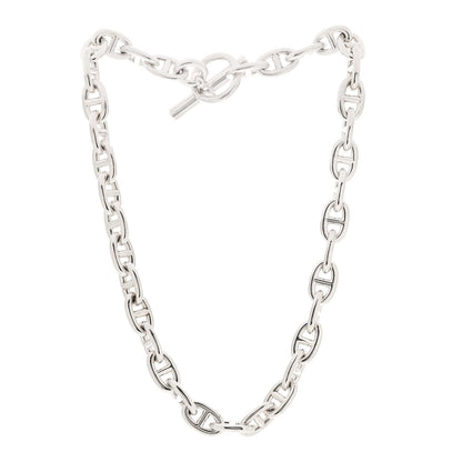 Hermes Sterling Silver MM Chaine D'Ancre Necklace 3 of 5