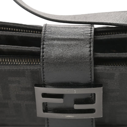 Fendi Nylon Zucca Baguette Black 13 of 14
