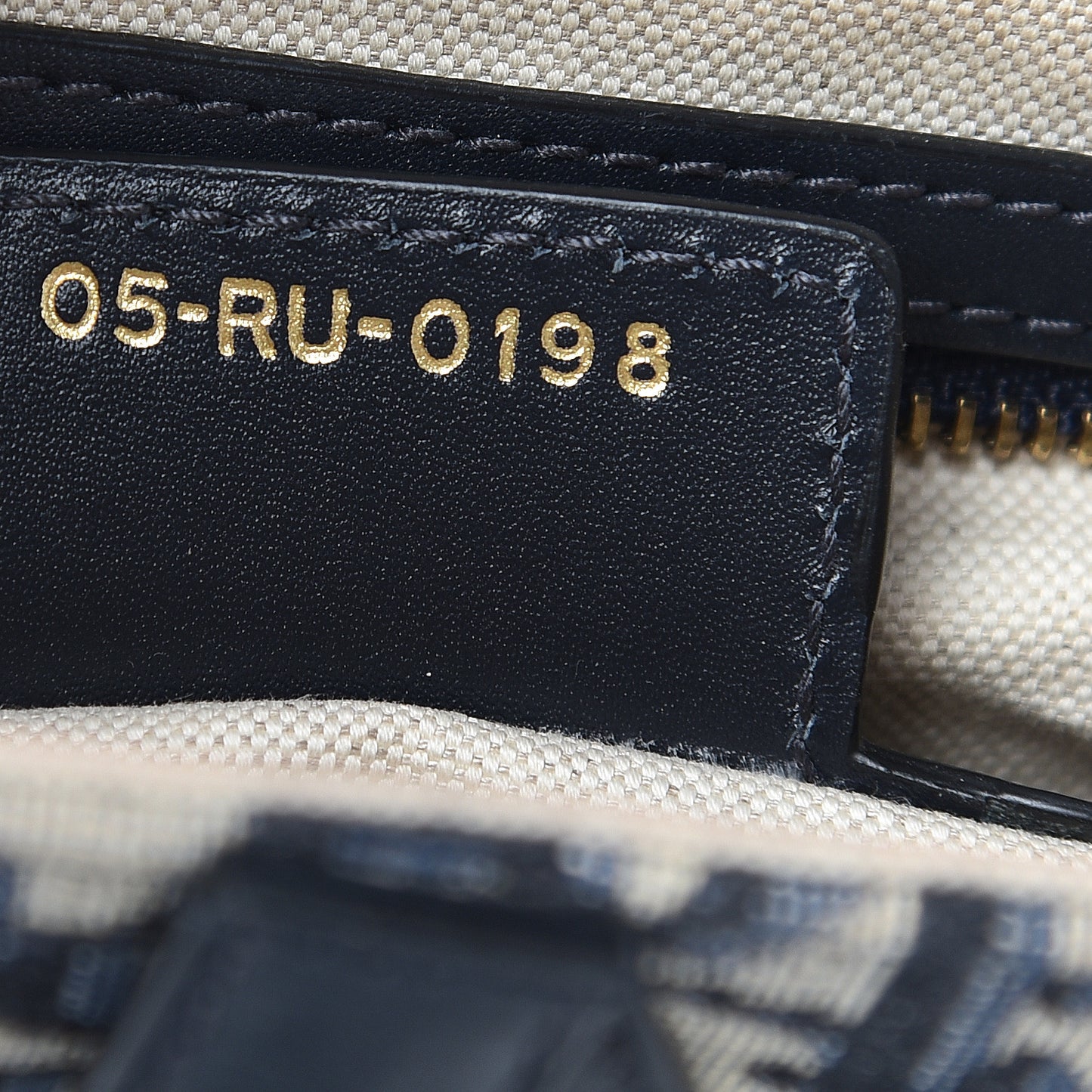 Oblique Saddle Bag Blue