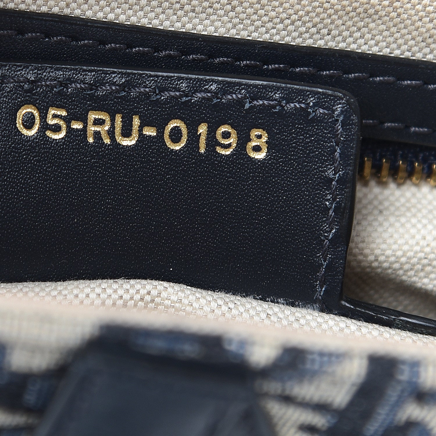 Christian Dior Oblique Saddle Bag Blue 7 of 11