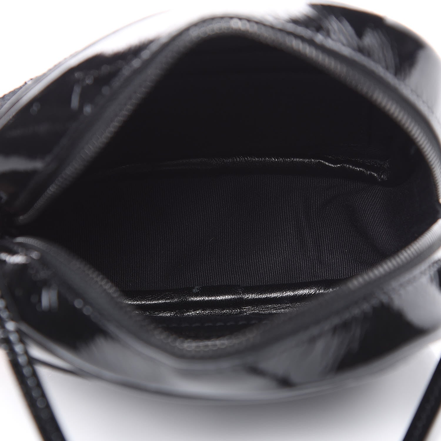 Saint Laurent Sequin Patent Monogram Blogger Bag Black 6 of 7