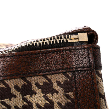 Gucci Fabric Pied De Poule Medium Seventies Web Boston Brown 30 of 36