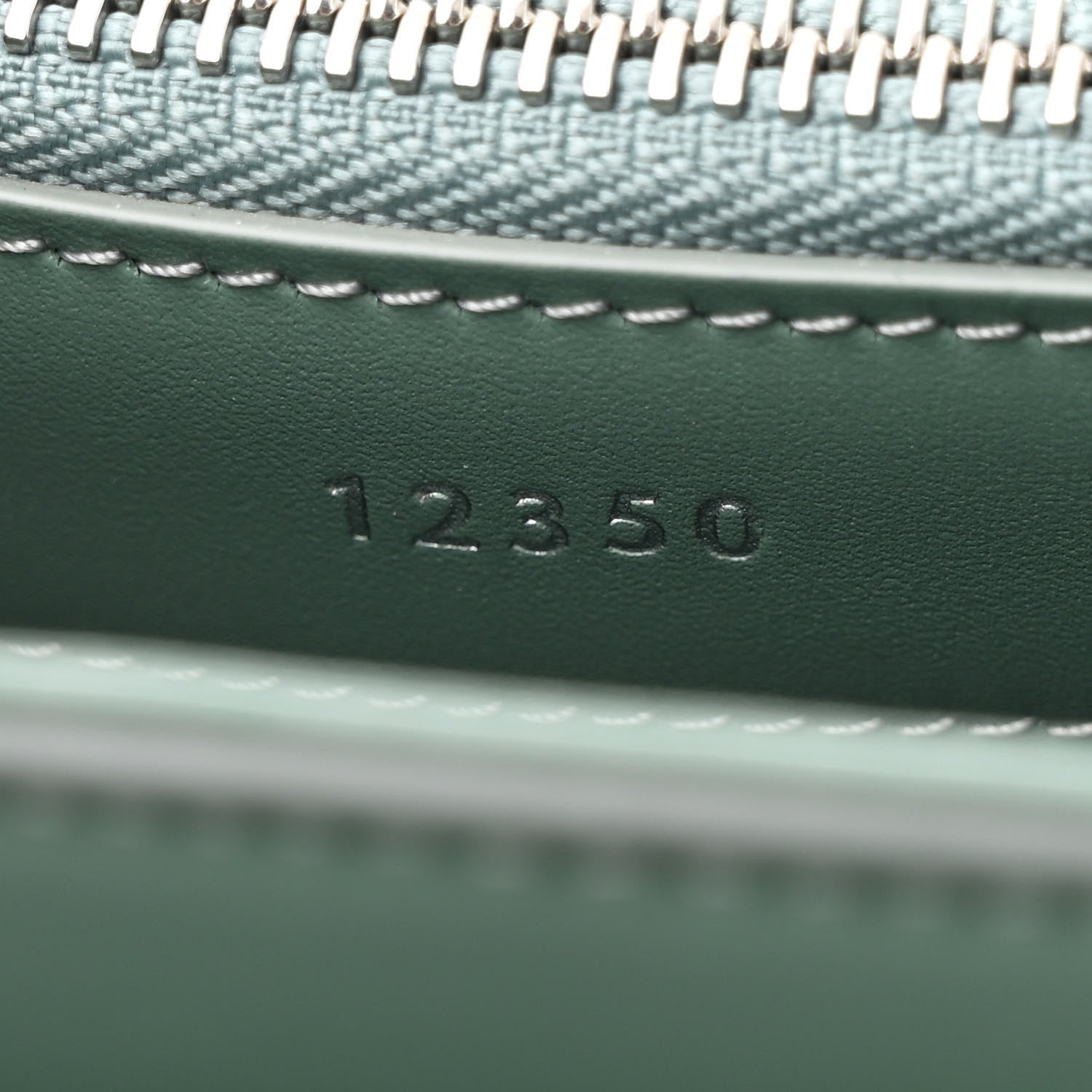 Celine Satinated Calfskin Small 16 Top Handle Bag Celadon 9 of 13