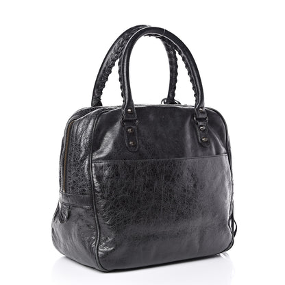 Balenciaga Agneau Classic Hardware Shoulder Bag Black 3 of 16