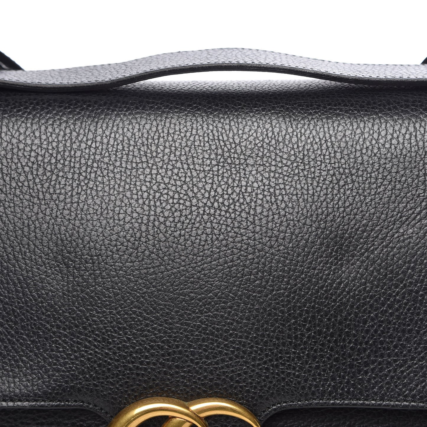 Calfskin GG Marmont Messenger Bag Black