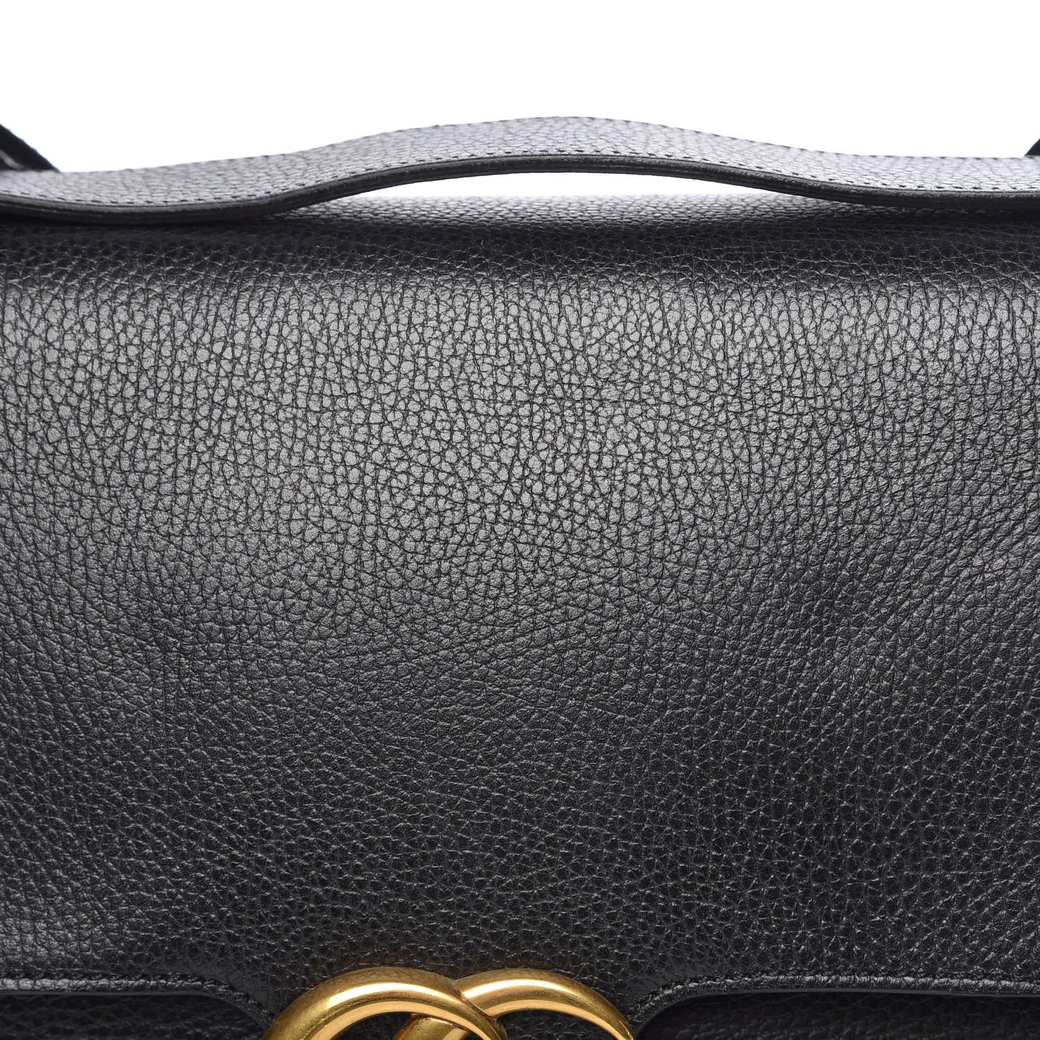 Gucci Calfskin GG Marmont Messenger Bag Black 13 of 15