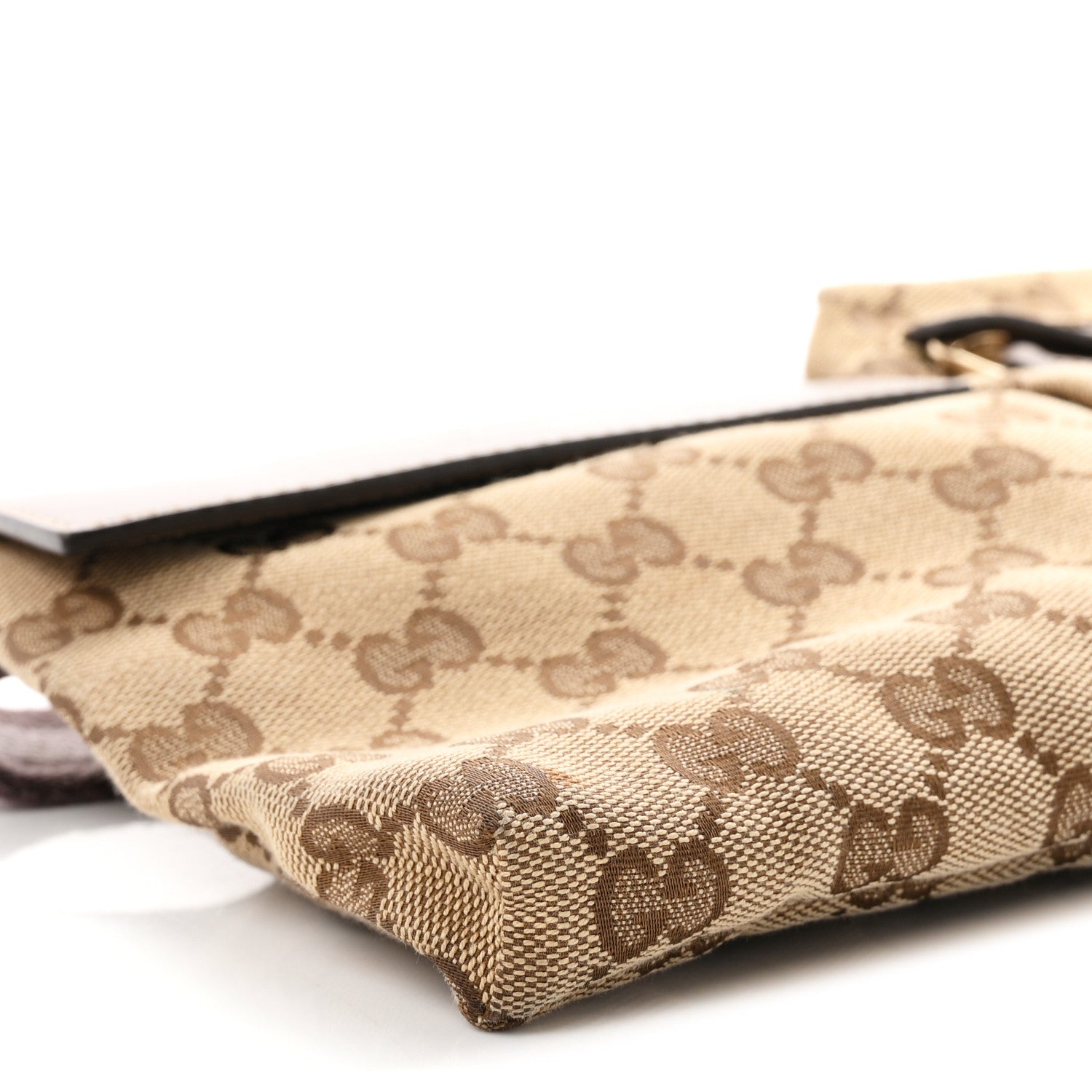 Gucci GG Monogram Web Double Pocket Belt Bag Purple 8 of 10