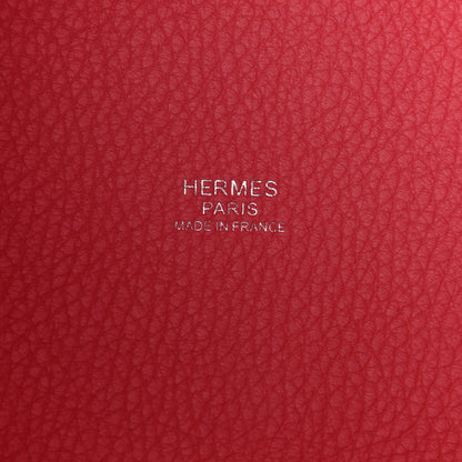 Hermes Taurillon Clemence Picotin Lock 18 PM Rose Lipstick 5 of 10