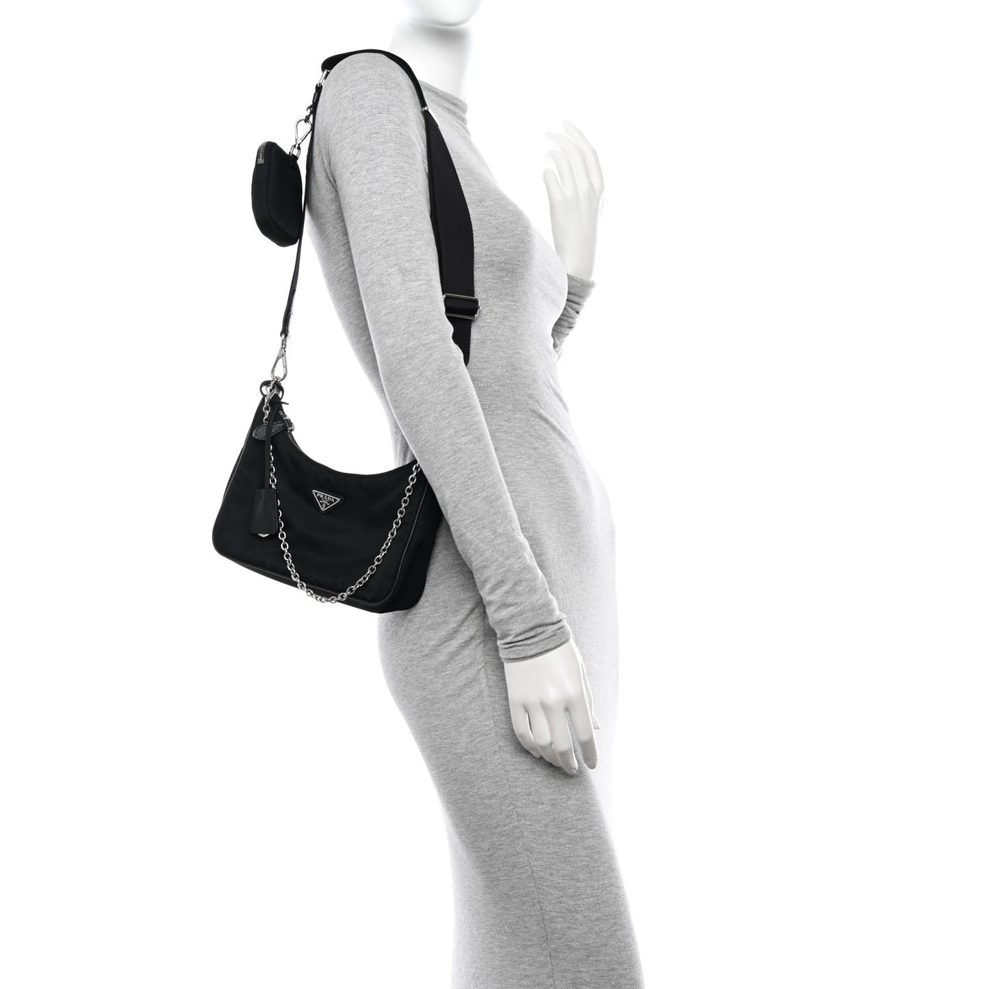 Nylon Re-Edition 2005 Shoulder Bag Black