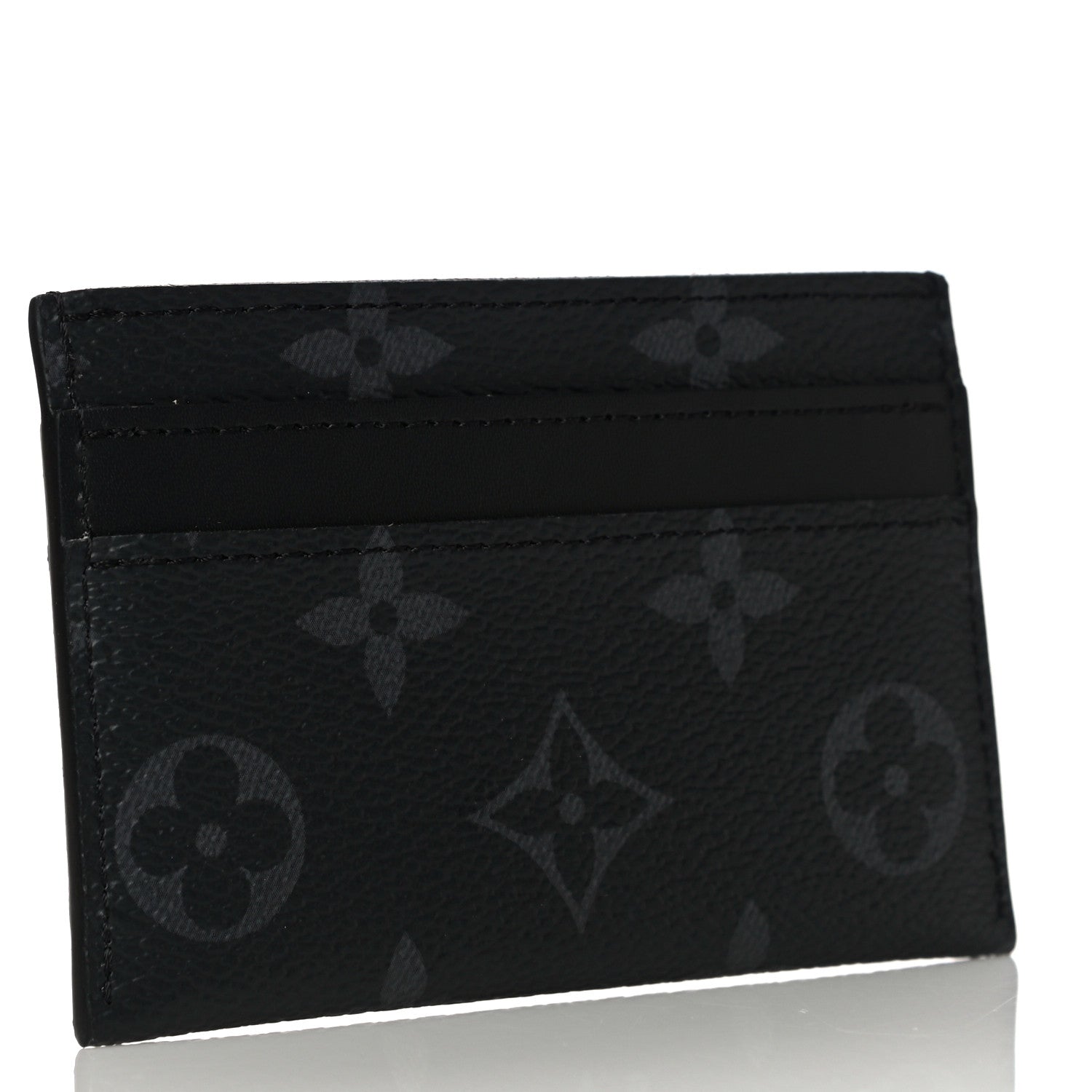 Louis Vuitton Monogram Eclipse Porte-Cartes Double Card Holder 3 of 12