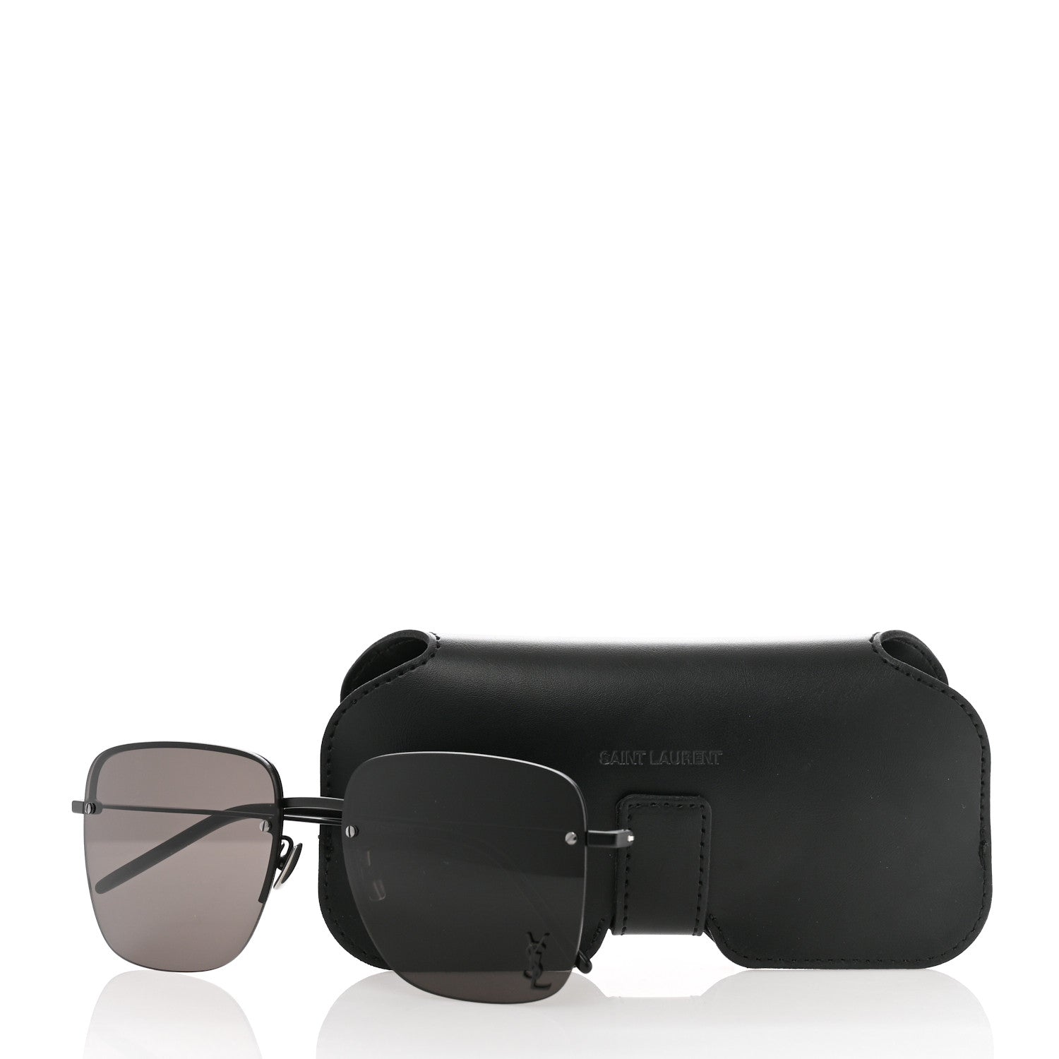 Saint Laurent Metal SL 312 M Sunglasses Black 7 of 7