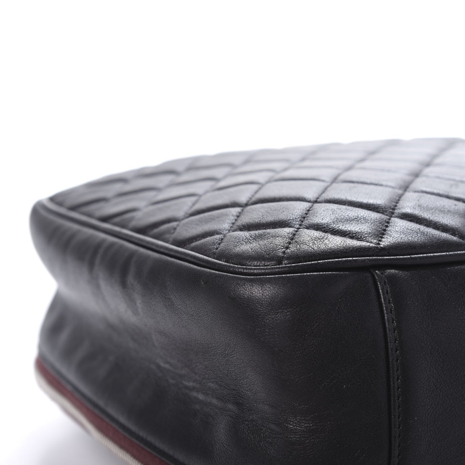 Chanel Lambskin Quilted Laptop Case Black 12 of 13