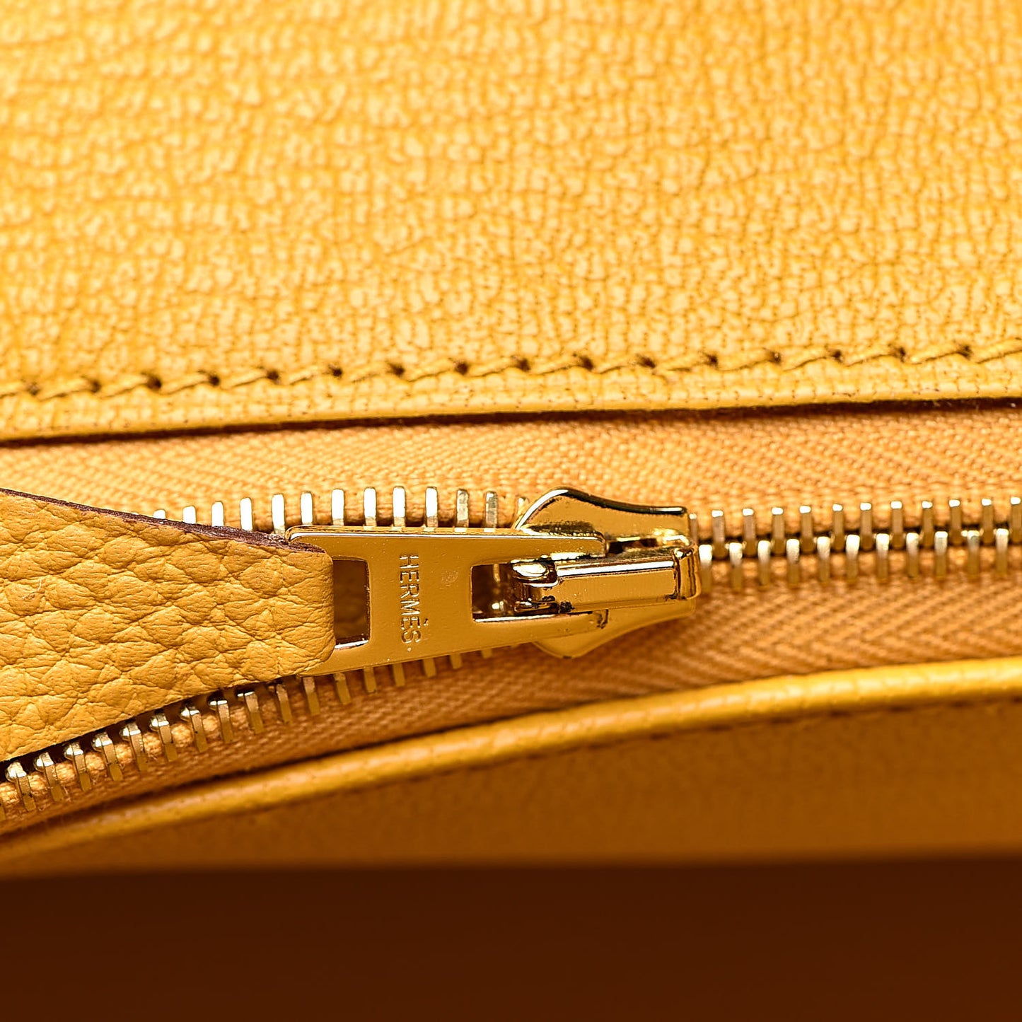 Togo Birkin 30 Jaune Ambre