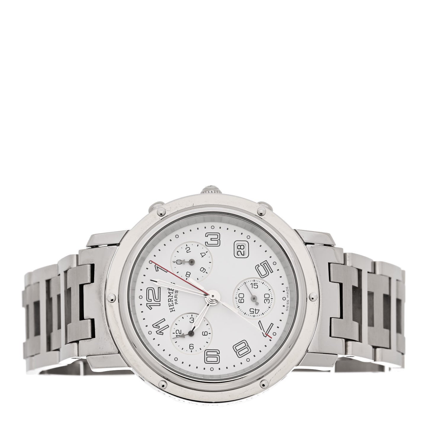Stainless Steel 38mm Clipper Chronograph Quartz Watch