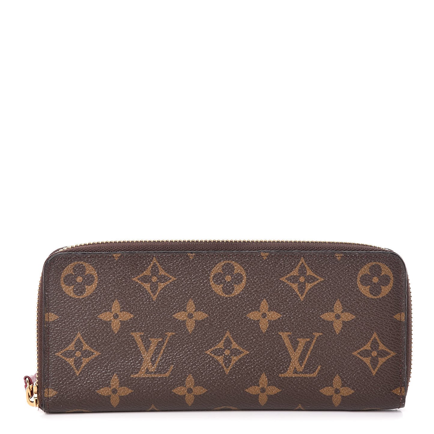 Monogram Clemence Wallet Fuchsia