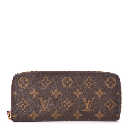 Louis Vuitton Monogram Clemence Wallet Fuchsia 1 of 10