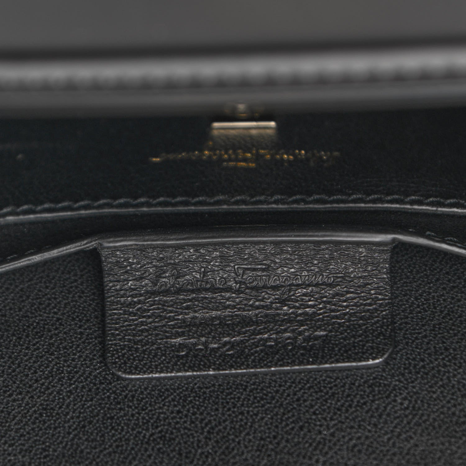 Salvatore Ferragamo Smooth Calfskin Small Boxyz Black 7 of 10