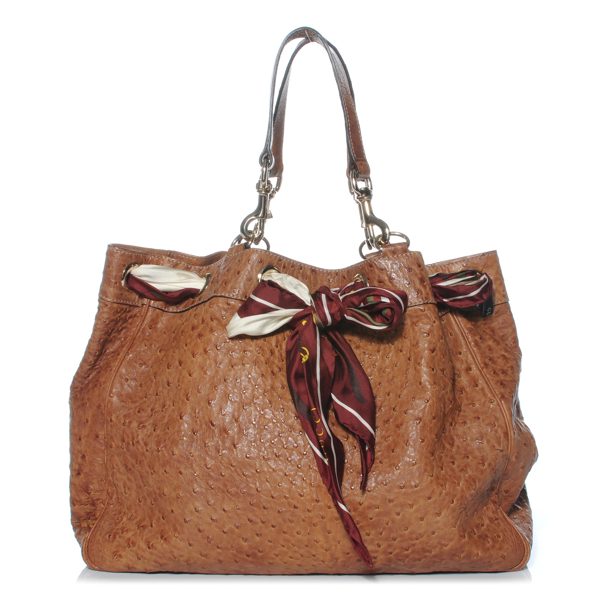 Gucci Ostrich Large Positano Tote 1 of 7