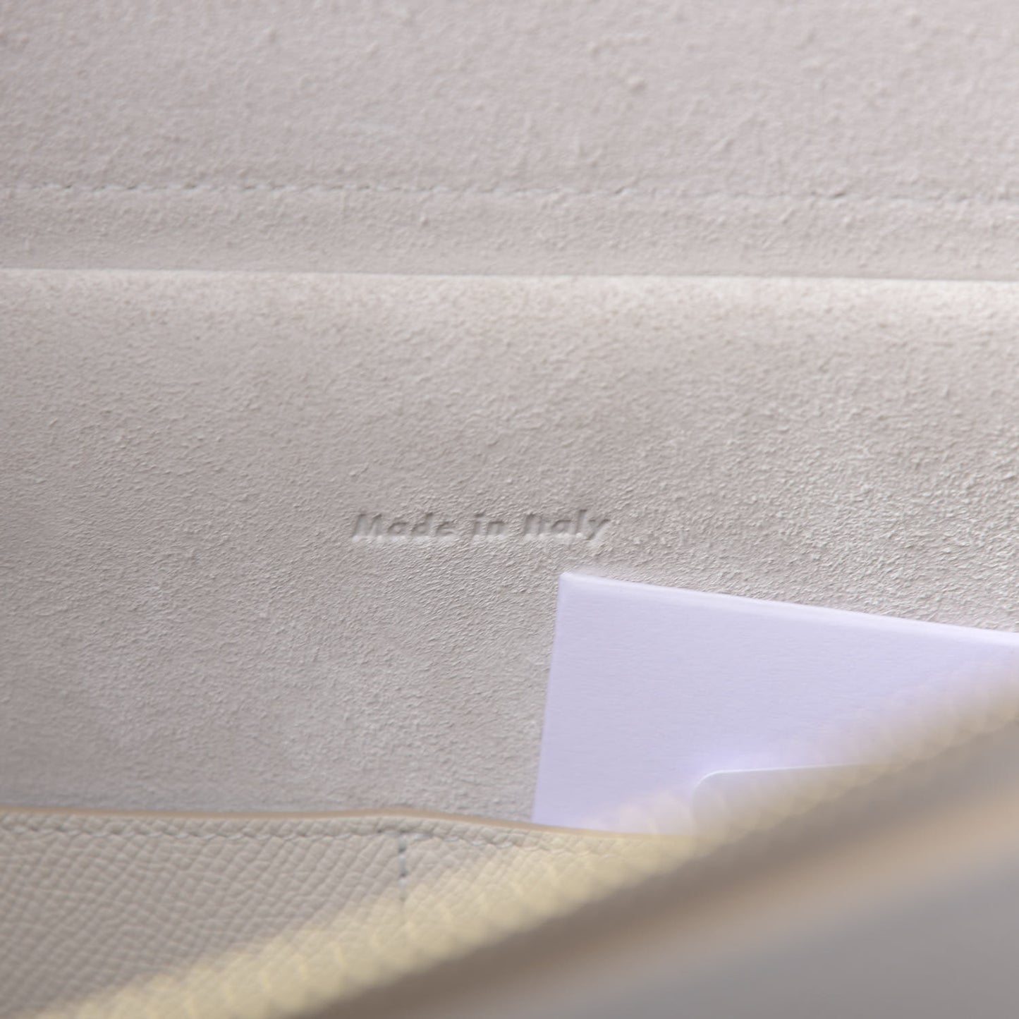 Grained Calfskin Mini Belt Bag White