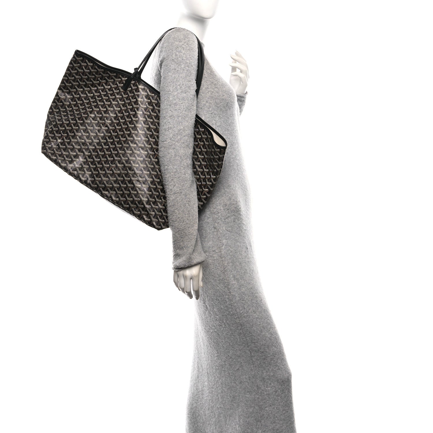 Goyard Goyardine Saint Louis GM Black 2 of 11