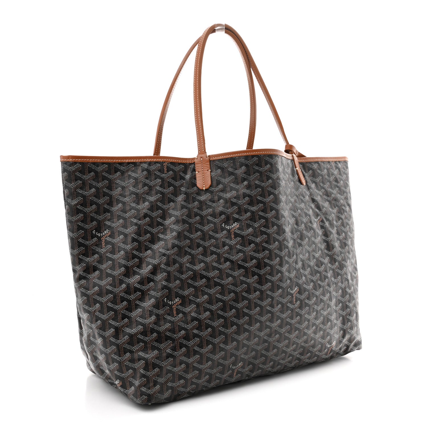 Goyard Goyardine Saint Louis GM Black Gold 4 of 13