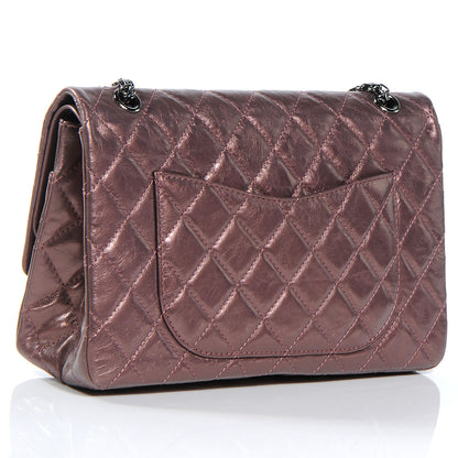 Chanel Calfskin 2.55 Reissue 227 Flap Rose Fonce 3 of 8