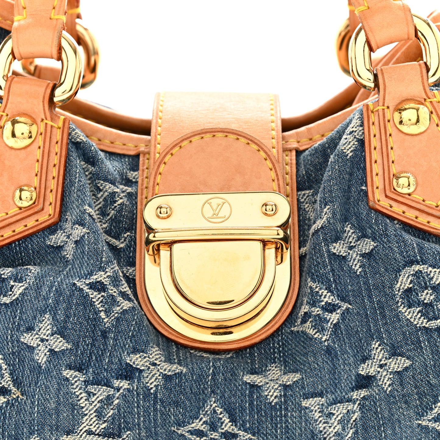 Monogram Denim Pleaty Blue