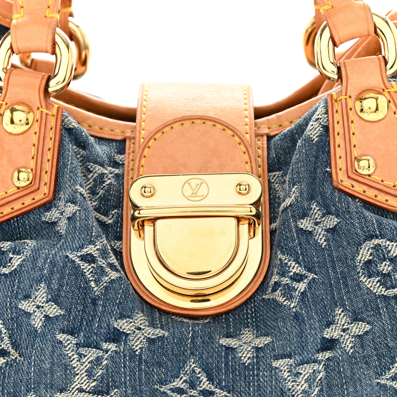 Louis Vuitton Monogram Denim Pleaty Blue 7 of 11