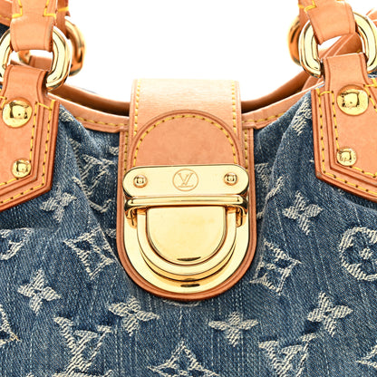 Louis Vuitton Monogram Denim Pleaty Blue 7 of 11