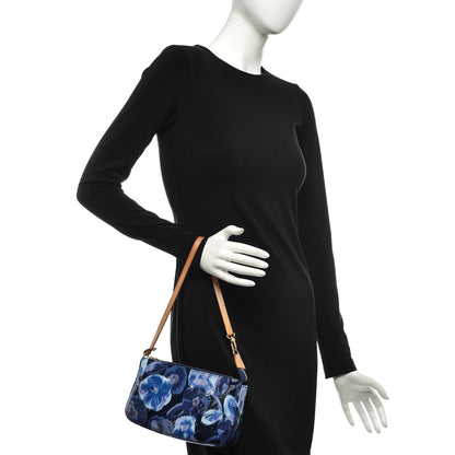 Louis Vuitton Vernis Ikat Pochette Accessories NM Grand Blue 2 of 7