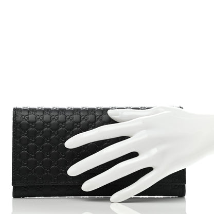 Gucci Soft Microguccissima Continental Wallet Black 2 of 7