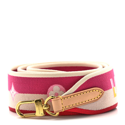 Louis Vuitton Jacquard Speedy Bandouliere 20 Shoulder Strap Fuchsia 1 of 4