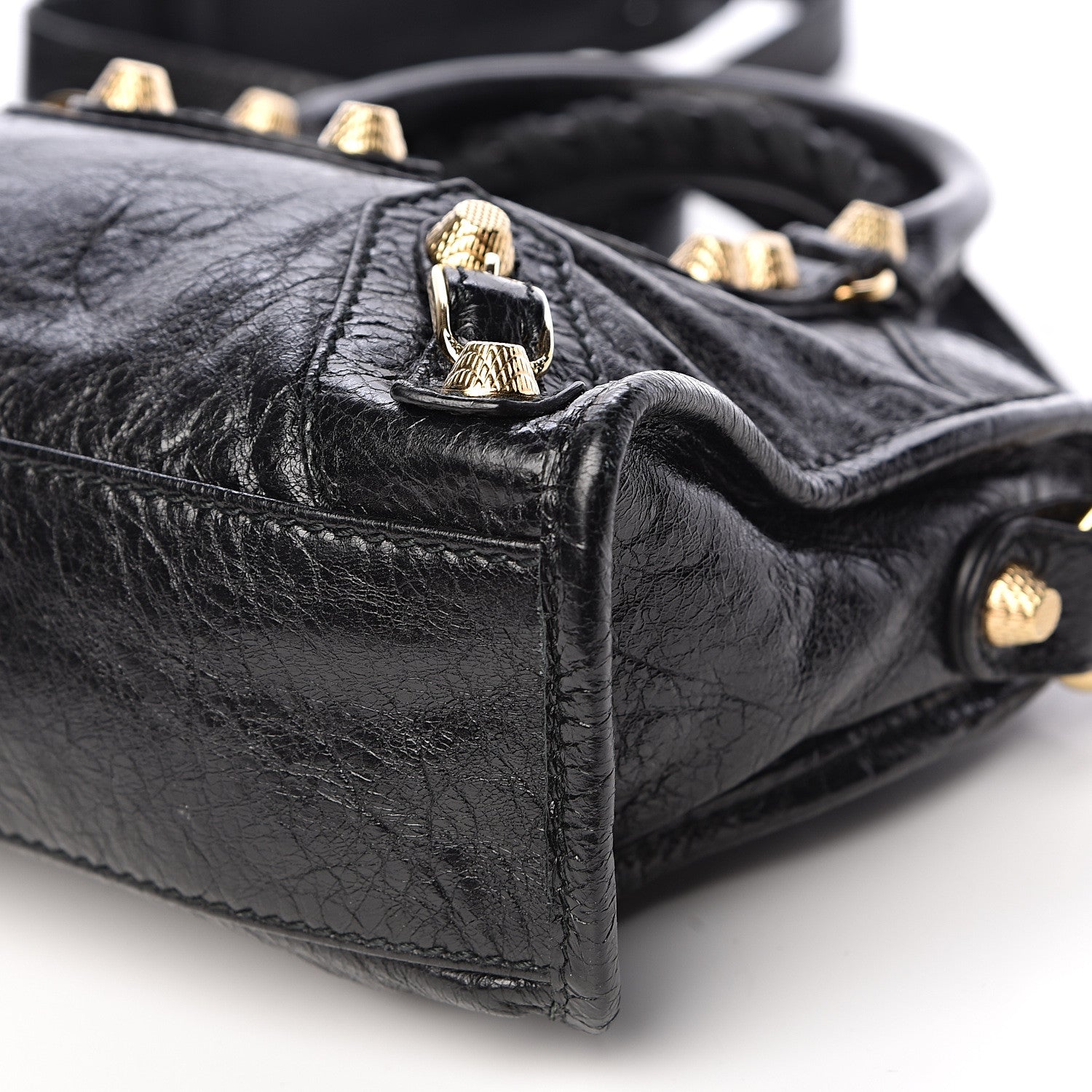 Balenciaga Agneau Giant 12 Gold Hardware Mini City Black 9 of 10