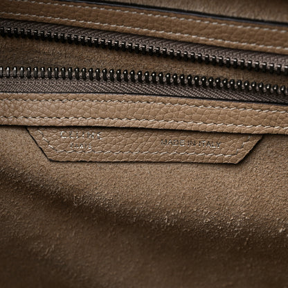 Celine Drummed Calfskin Mini Luggage Dune 6 of 15