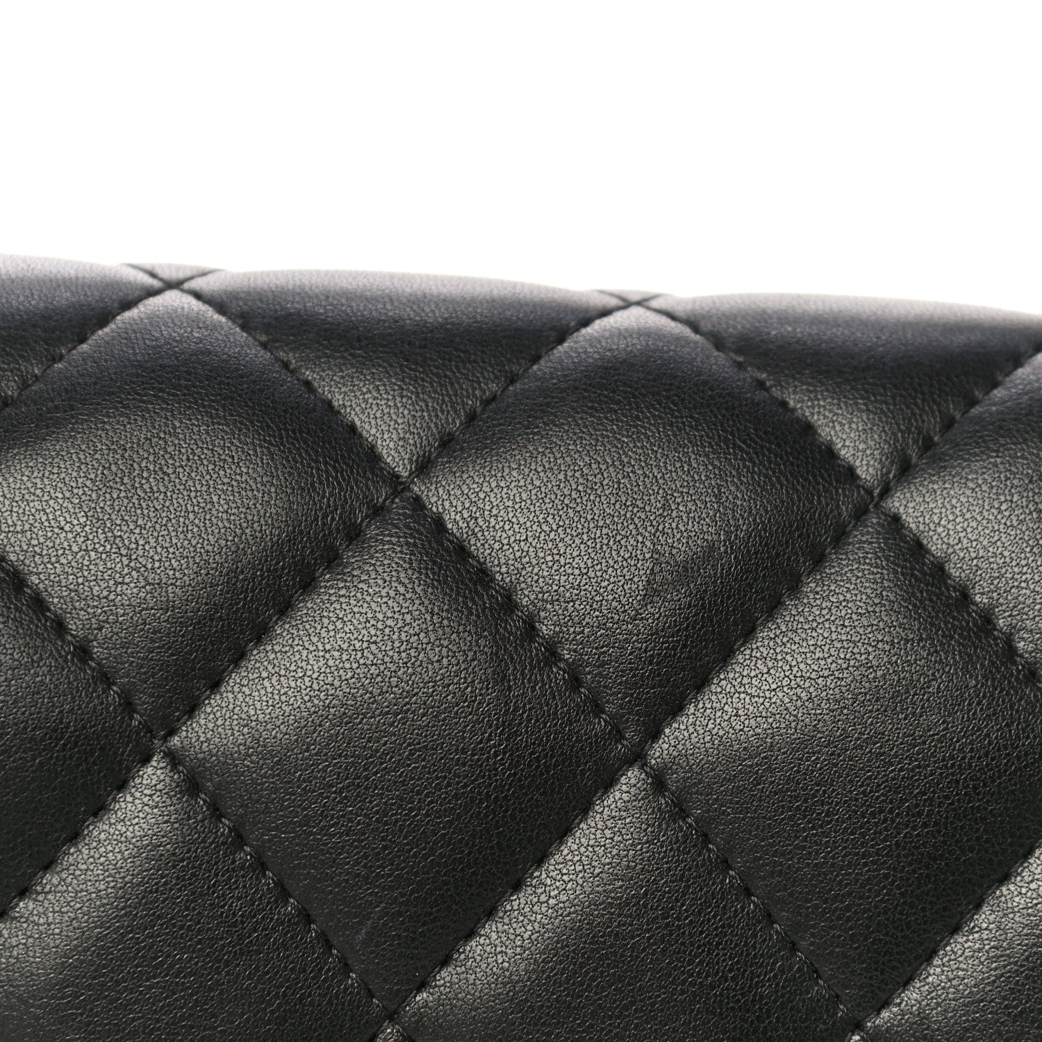 Chanel Lambskin Quilted Jumbo Double Flap Black 18 of 22