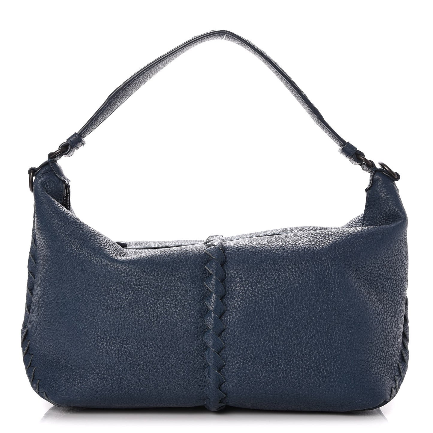 Cervo Deerskin Medium Shoulder Bag Denim