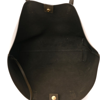 Saint Laurent Calfskin Large Shopping Tote Dark Green 6 of 28