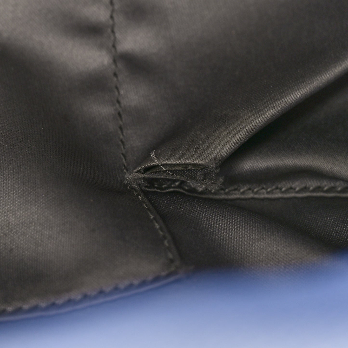 Glazed Caviar Coco Rider Flap Hobo Navy Blue