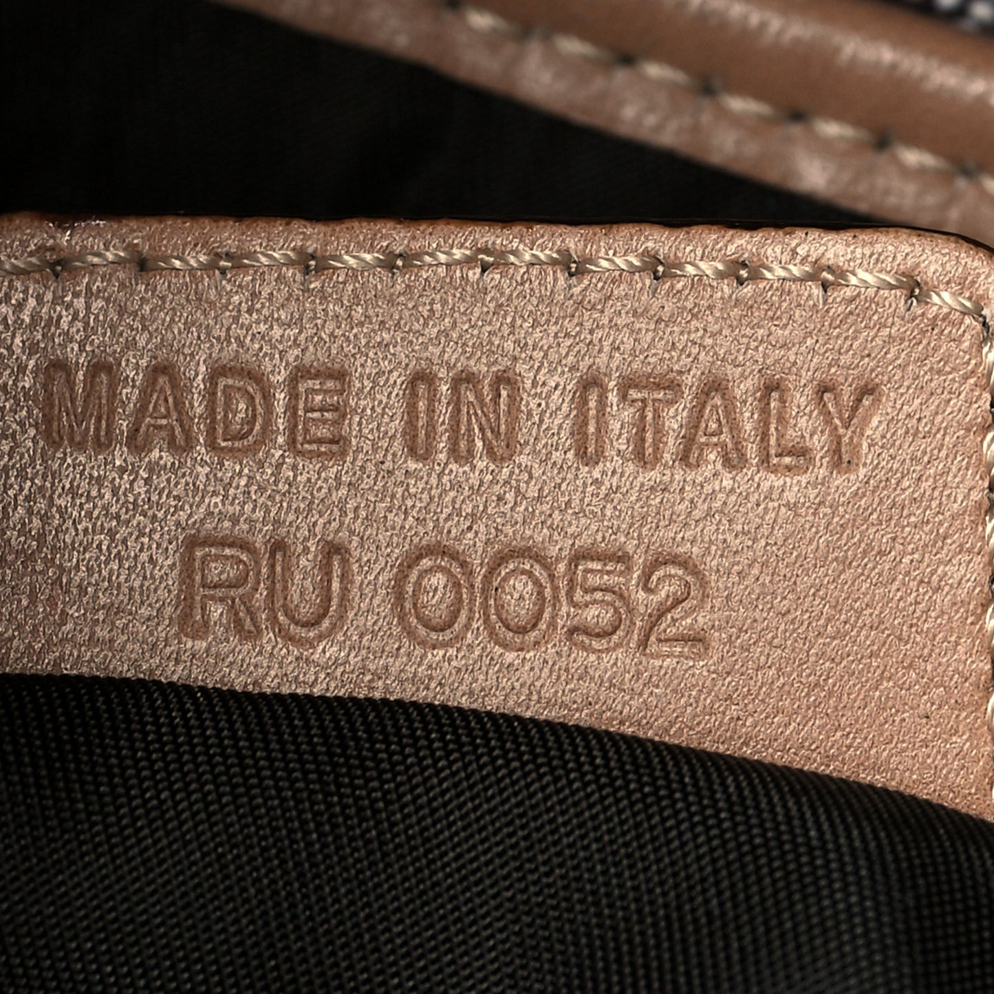 Monogram Saddle Bag Brown