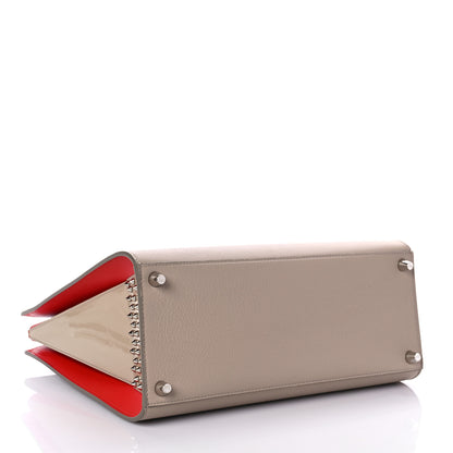 Christian Louboutin Calfskin Patent Studded Large Paloma Cashmere 4 of 8