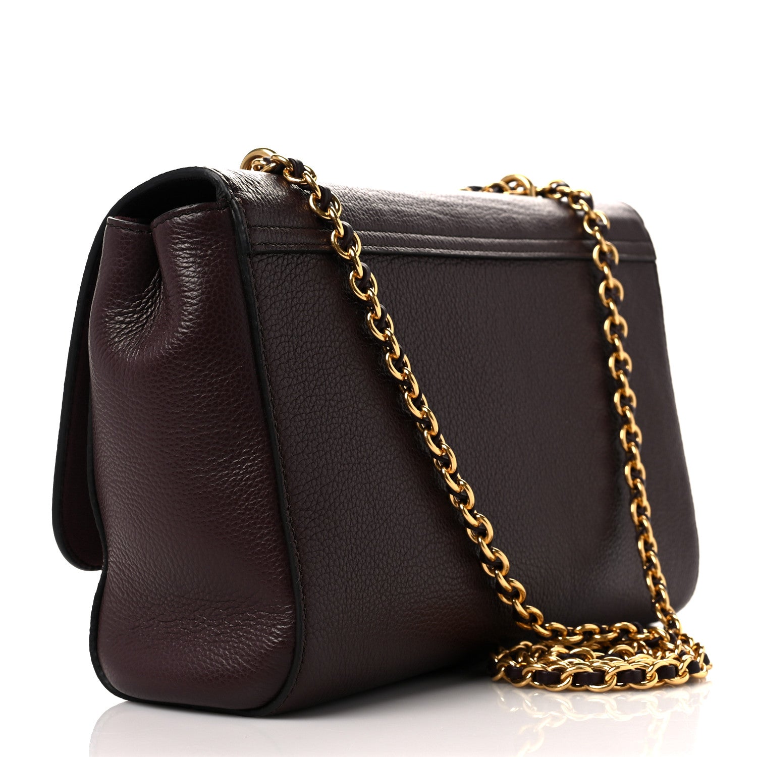 Mulberry Glossy Goatskin Medium Lily Oxblood 3 of 9