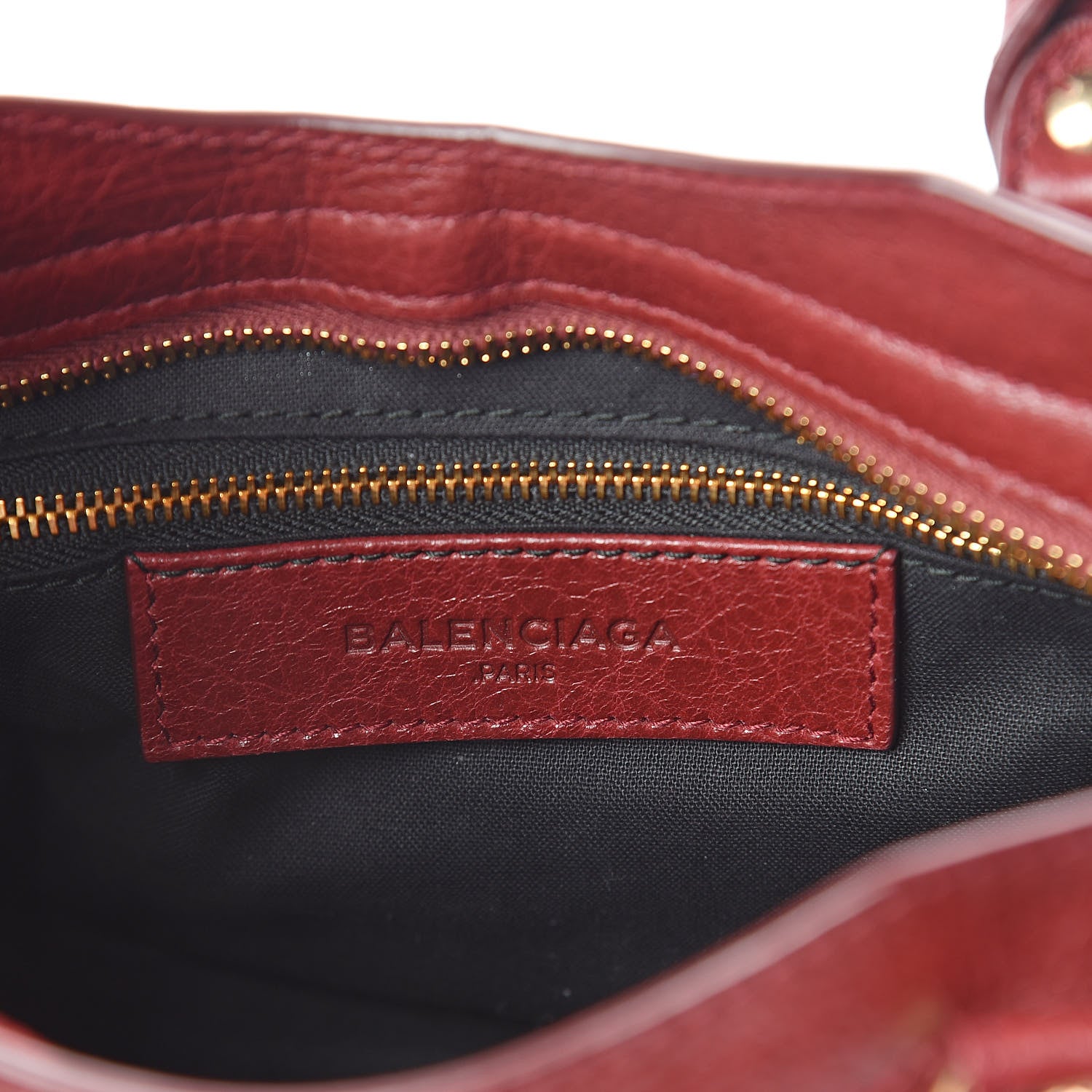 Balenciaga Agneau Giant 12 Gold Hardware Mini City Rouge Cerise 6 of 8