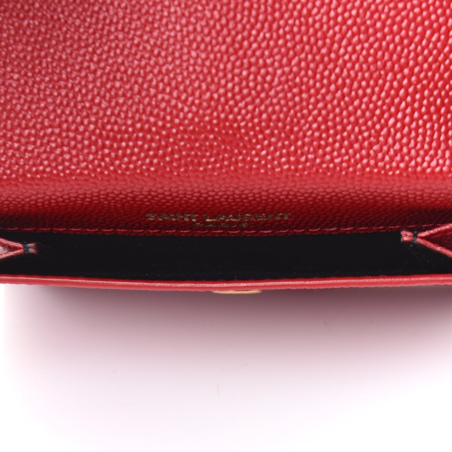 Grain De Poudre Uptown Monogram Card Case Rouge Eros