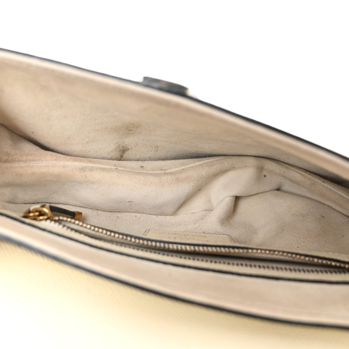 Grained Calfskin Saddle Bag With Strap Latte